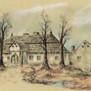 Dwór Sułkowskich w Słupnej około 1875